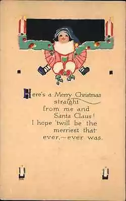 PF Volland Arts & Crafts Christmas Little Girl #802 1915 Postcard • $7.46