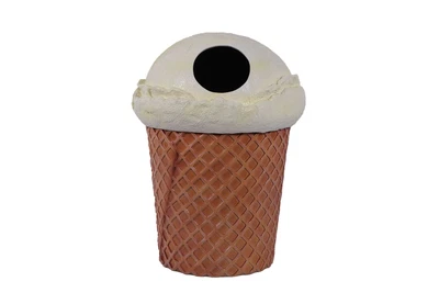 $1010.85 • Buy Vanilla Ice Cream Trash Can Over Sized Statue Restaurant Theme Prop Display