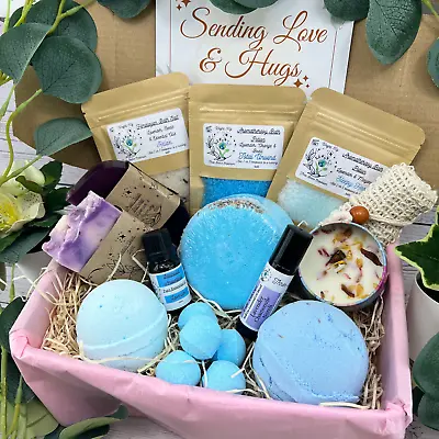 LAVENDER Birthday Hamper For Her PAMPER HAMPER Self Care Box BATH Gift Set • £39.99