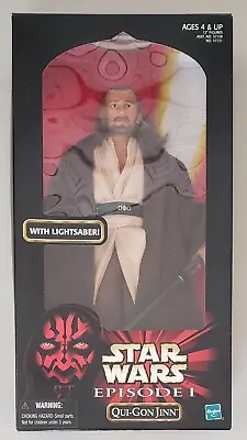 Star Wars Episode I Action Collection Qui-gon Jinn With Lightsaber 12 In Figure • $82.05