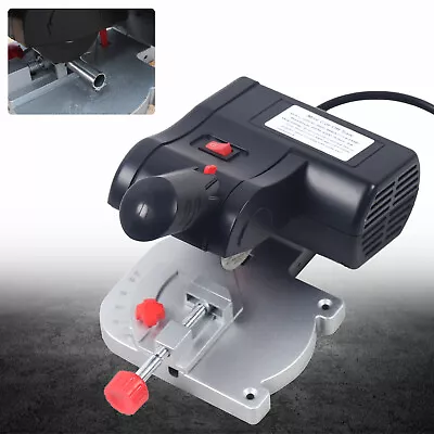 Mini Benchtop Cut-off Saw 45° Miter Saw Wood Metal Cutter With 2 Blades 90W New • $45