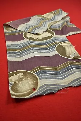 Vintage Japanese Fabric Cotton Antique Boro Patch Kusakizome Dyed 26.8 /UP88/30 • $4.99