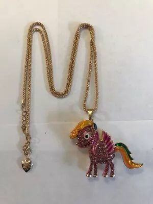 Betsey Johnson My Little Pony Pendant With Necklace New Without Tags • $6