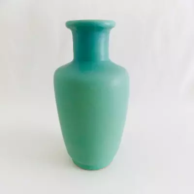  Van Briggle Pottery Turquoise Blue Green Vintage  Vase Colorado Springs 9 3/4   • $129