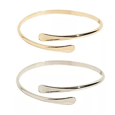 Punk Coiled Adjustable Upper Arm Cuff Armlet Armband Bangle Women Jewelry • £5.24