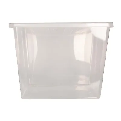 80 Litre Plastic Storage Box With Lid 3 5 8 Or 10 Pack • £37.99