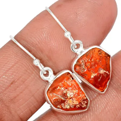 Natural Mexican Opal Rough 925 Sterling Silver Earrings Jewelry CE20619 • $14.99