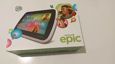 LeapFrog Epic Tablet Green Case 7” Screen With USB Cable • £65