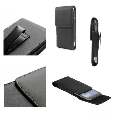 For Alcatel One Touch M'Pop One Touch 5020 Case Metal Belt Clip Synthetic Le... • $35.15