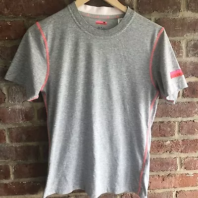 Adidas Stella McCartney Woman’s Grey/Neon Pink T-Shirt Size Small • $44.99