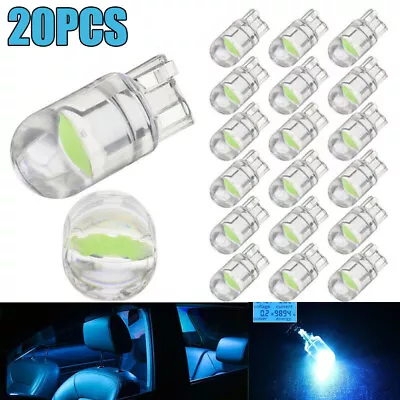 20pcs 194 LED Bulb T10 168 W5W Canbus Dome Side Marker Light 6000K ICE BLUE • $4.95