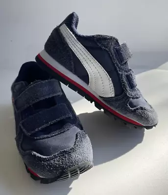 PUMA Runner NI V Boys Shoes Hook Loop Sneaker Toddler Baby 6C 6 • £15.76