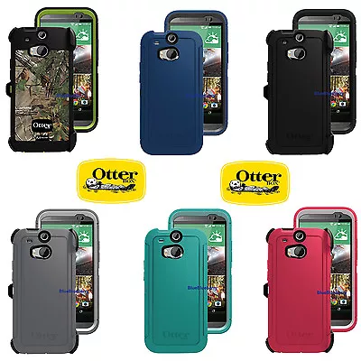 New OtterBox Defender Series Case + Holster Belt Clip For HTC One M8  • $5.99