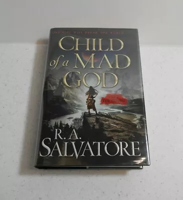 Child Of A Mad God By R.A. Salvatore Coven Signed 3rd Edition Hardcover2018 • $46