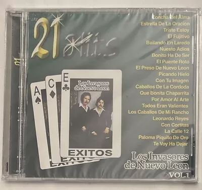 Los Invasores De Nuevo Leon: 21 Hits Vol. 1 CD (2005 A.C.E. Records) • $4.99