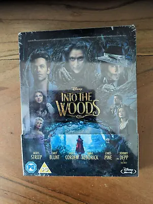 £14.95 • Buy Into The Woods UK Exclusive Limited Edition Blu-ray Steelbook. New & Sealed.