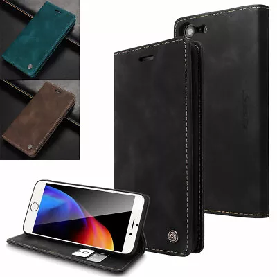 $11.99 • Buy IPhone SE 2022/SE 2020 8 7 Plus Case Wallet Card Holder Leather Flip Stand Cover