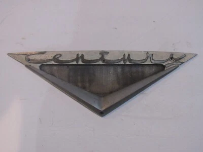 1950's Vintage Century Resorter Wood Boat Chrome Heavy Stern Emblem Vent Plate • $276