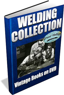 WELDING ~ Vintage Books DVD ~ Slag Gas Arc Welding Torch Electric Welder • $7.57