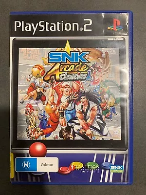 SNK Arcade Classics Vol.1 Complete With Manual - PS2 / PlayStation 2 Game - • $30.88