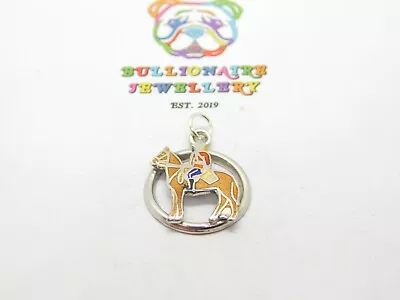 £15 • Buy Sterling Silver & Enamel Soldier Charm Pendant Vintage C1970