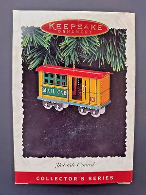 1996 Hallmark Keepsake Collection Ornament Yuletide Central Mail Car - NIB • $4.99