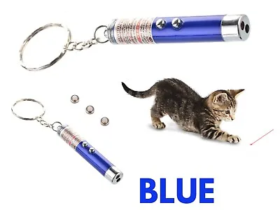 LASER TEASER PEN CAT KITTEN Fun Exercise Play Toy Mouse Projecting Pointer Flash • £3.23