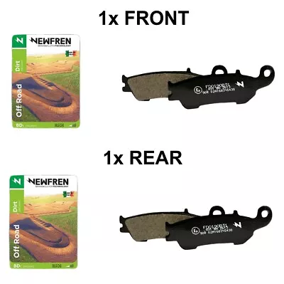 Newfren Dirt Organic Brake Pad Full Set For GAS-GAS EC125 WP 2003 • $90.11