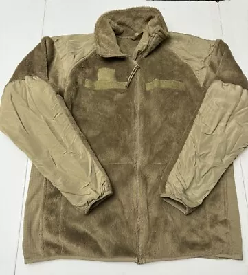 US Army  ECWCS Level 3 Multicam Coyote Brown Fleece Jacket Medium Long.Used • $45