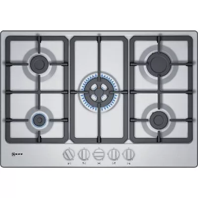 Neff T27BB59N0 N50 5 Burner Gas Hob - Stainless Steel • £449