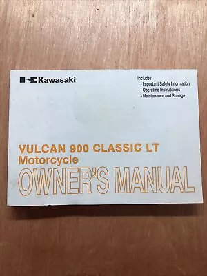 2012 Kawasaki Vulcan 900 Classic Lt Motorcycle Owners Manual 99987-1703 #10 • $24.99