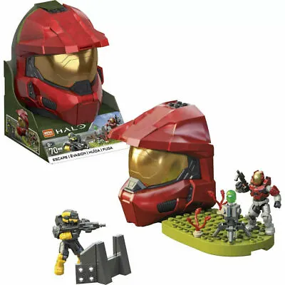  Mega Construx Halo Escape Red Helmet GYG57 Mega Bloks. New In Pack. • £29.95