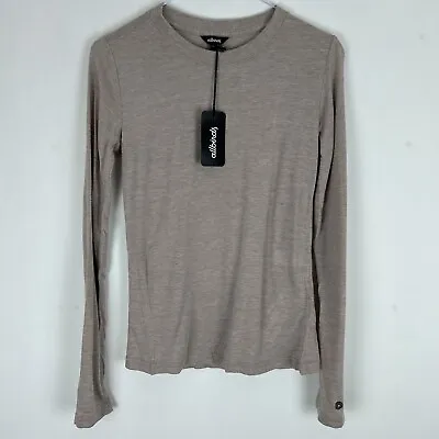 All Birds The Tino XO Long Sleeve T-Shirt Bough Brown XS RRP£58 32” Bust • £40