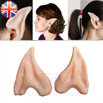 £2.28 • Buy 1~4X Elf Ears Easy Fit Latex Elf Ears Halloween Party Hobbit Spock Fancy Dress