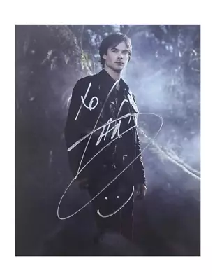 8x10 The Vampire Diaries Print Signed By Ian Somerhalder 100% Authentic+COA • $124.43