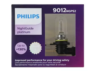 Philips 9012 HIR2 NightGuide Platinum Halogen Bulbs | 9012NGPS2 | Pack Of 2 • $46.99