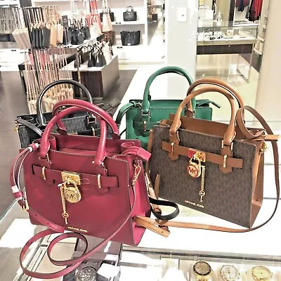 Michael Kors Satchel Small PVC OR Leather Crossbody Bag Handbag Purse Messenger • $148