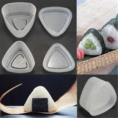£4.28 • Buy Kitchen Bento Decorating Sushi Onigiri Mold Food Press Rice Ball Maker DIY 4pcs 