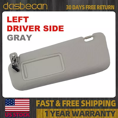 Left Driver Side Gray Sun Visor With Lights For Mazda CX-9 2010-2015 TDY1-69-320 • $26.99