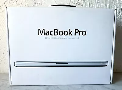 MacBook Pro Apple 15-inch Silver 4GB SDRAM 500GB HD EMPTY BOX ONLY • $34.95