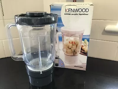 Kenwood A993A Acrylic Liquidiser 1.2L For Chef/Major BNIB Grey • £19.99