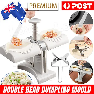 $18.85 • Buy Machine Automatic Dumpling Mould Double Head Press Dumpling Press Dumpling Maker