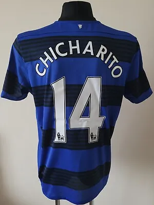 Manchester United 2011 - 2012 Away Football Nike Shirt #14 CHICHARITO Size Large • $40