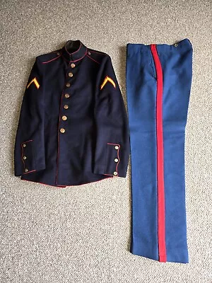 WW II United States Marine Corps Dress Blue Uniform-PFC Chevrons • $168.50