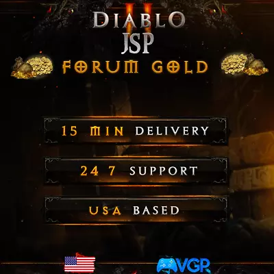 D2JSP Forum Gold FG 🔥 1-20K FG 🔥 D2R Diablo 4 D4 FG D2JSP FG ✔️ Fast & Safe • $259.99