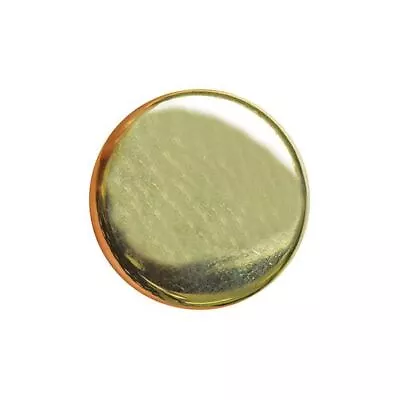 Round Polished Gold Metal Blazer Buttons With Shank - 15mm & 20mm - Best Quality • £5.19