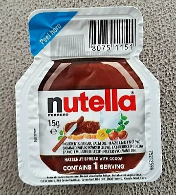 £6.99 • Buy NUTELLA Spread Ferrero 24 X 15g Individual Portions Mini Packs NEW Lower Price