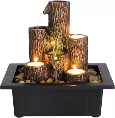 Tabletop Fountain Waterfall Indoor Fountain • $25