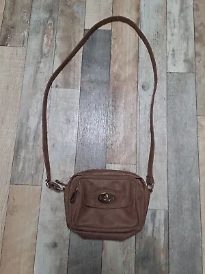 Kangol Ladies Brown Faux Leather Crossbody Bag • £12.99