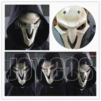 $54.30 • Buy Overwatch Reaper Full Mask Cosplay OW Helmet Halloween Skull Mask FREE SHIPPING
